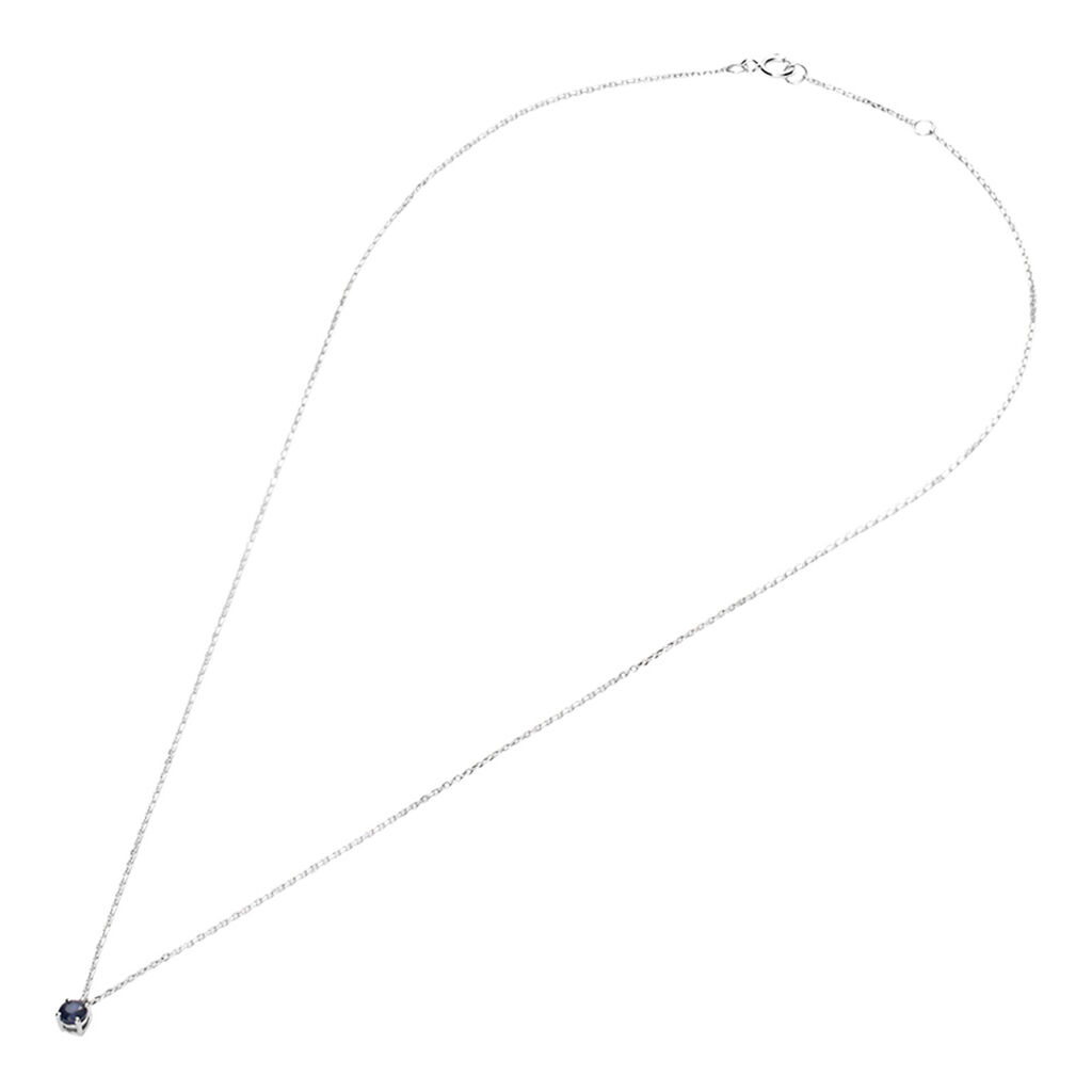 Collana Punto Luce Charlotte Oro Bianco Zaffiro - Collane Punto Luce Donna | Stroili