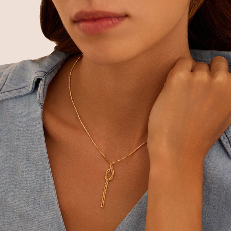Collana Nodo Isabelle Oro Giallo - Collane Donna | Stroili