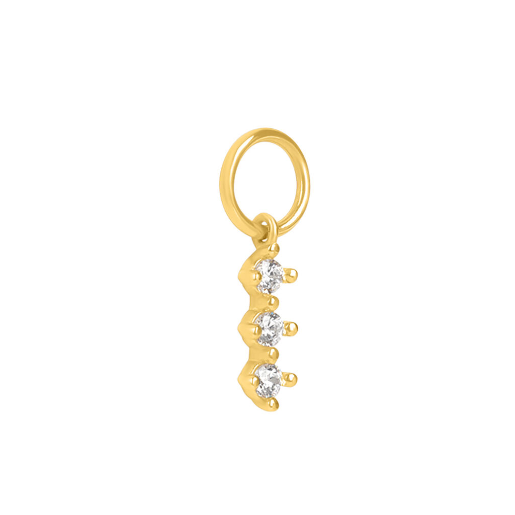 Charm Trilogy Toujours Oro Giallo Cubic Zirconia - Orecchini Componibili Donna | Stroili