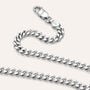 Bracciale Catena Gentleman Argento Rodiato