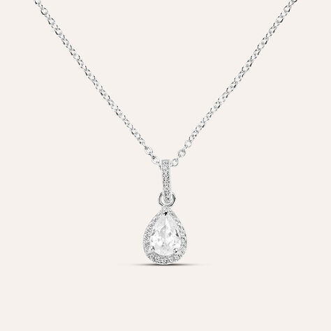 Collana Punto Luce Silver Elegance Argento Rodiato Cubic Zirconia - Collane Punto Luce Donna | Stroili