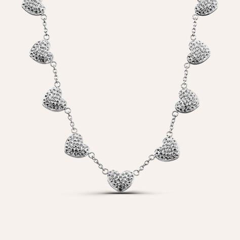 Collana Aura Acciaio Cristallo - Collane Donna | Stroili