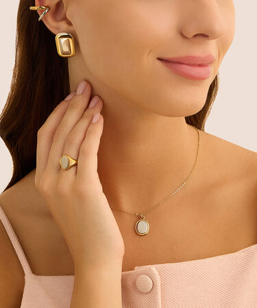 Collana Radiance Acciaio Bicolore