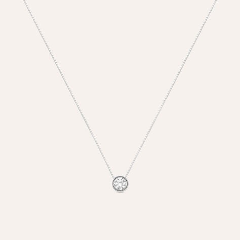 Collana Silver Elegance Argento Rodiato Cubic Zirconia - Collane Donna | Stroili