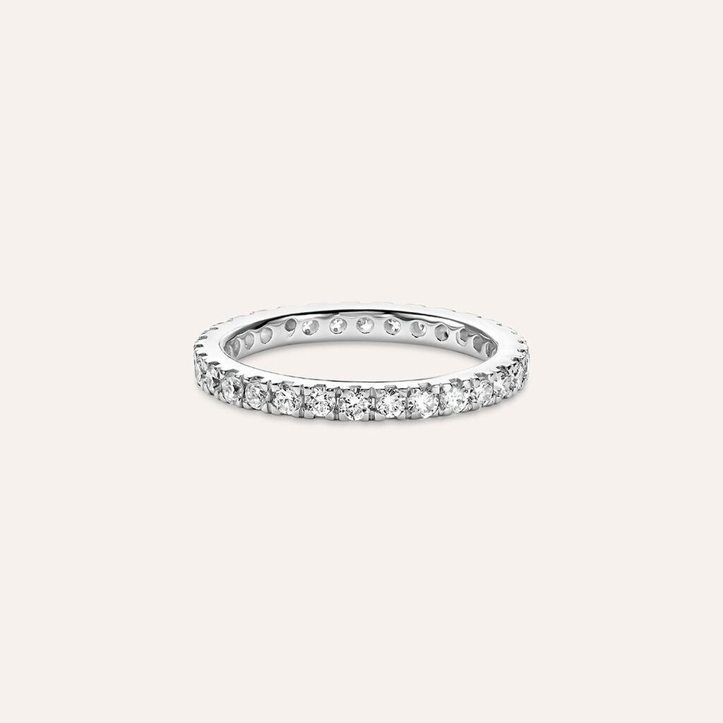 Anello Eternity Diamade Oro Bianco Diamante Lab-Grown - Anelli Eternity Donna | Stroili