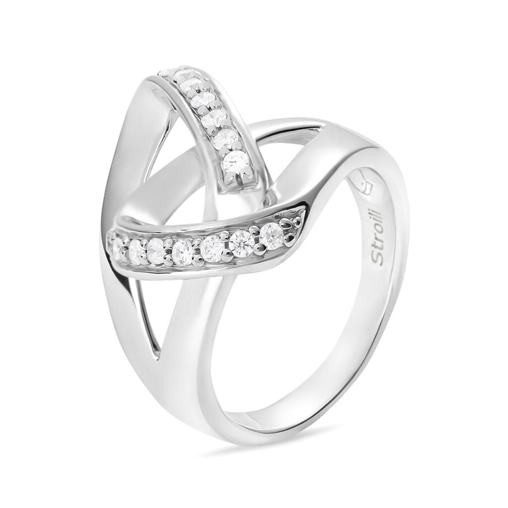 Anello Fantasia Silver Shine Argento Rodiato Cubic Zirconia