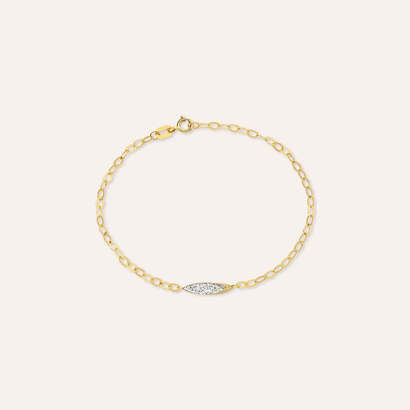 Bracciale Christelle Oro Giallo Cristallo - Bracciali Donna | Stroili