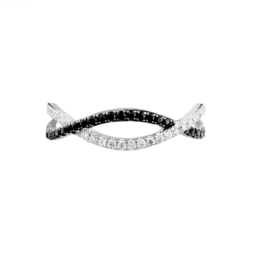Anello Fantasia Silver Shine Argento Rodiato Cubic Zirconia - Anelli con Pietre Donna | Stroili