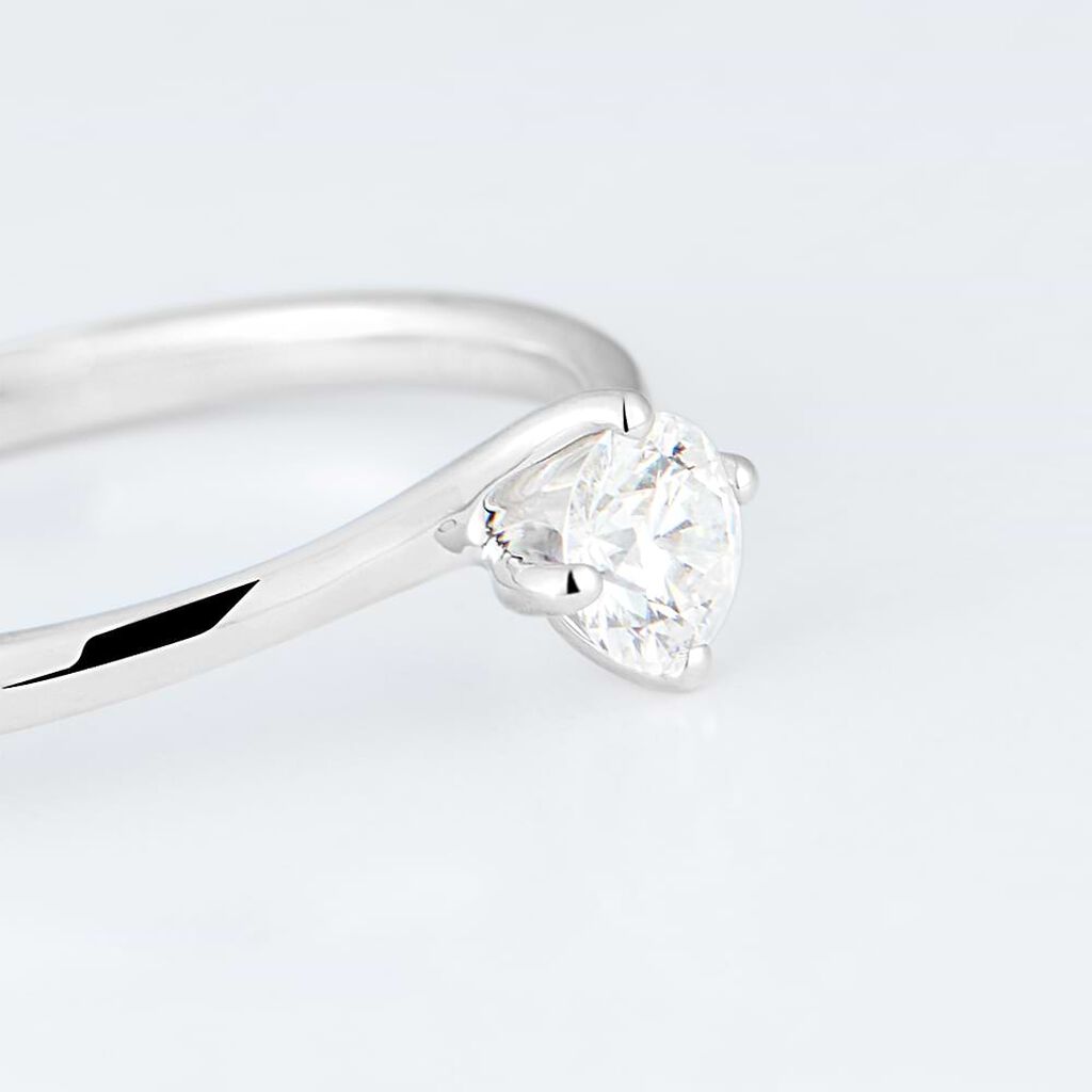 Anello Solitario Valentino Diamade Oro Bianco Diamante Lab-Grown - Anelli con Pietre Donna | Stroili