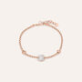 Charm Essential Code Acciaio Rosa Cristallo