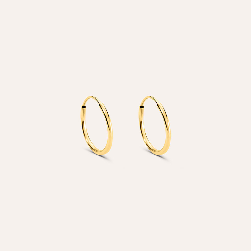 Orecchini A Cerchio Toujours Oro Giallo - Orecchini a Cerchio Donna | Stroili