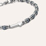 Bracciale Man Code Acciaio Ematite