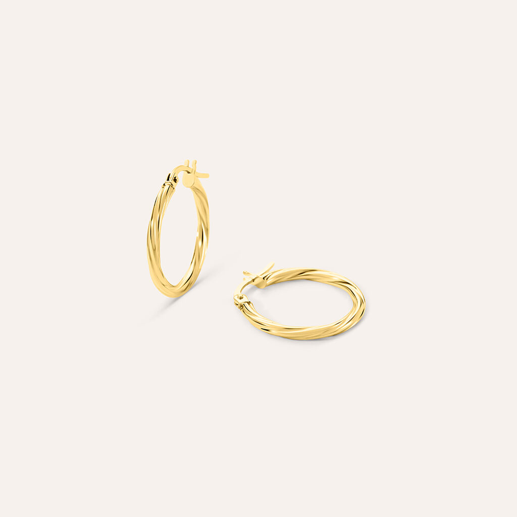 Orecchini A Cerchio Toujours Oro Giallo