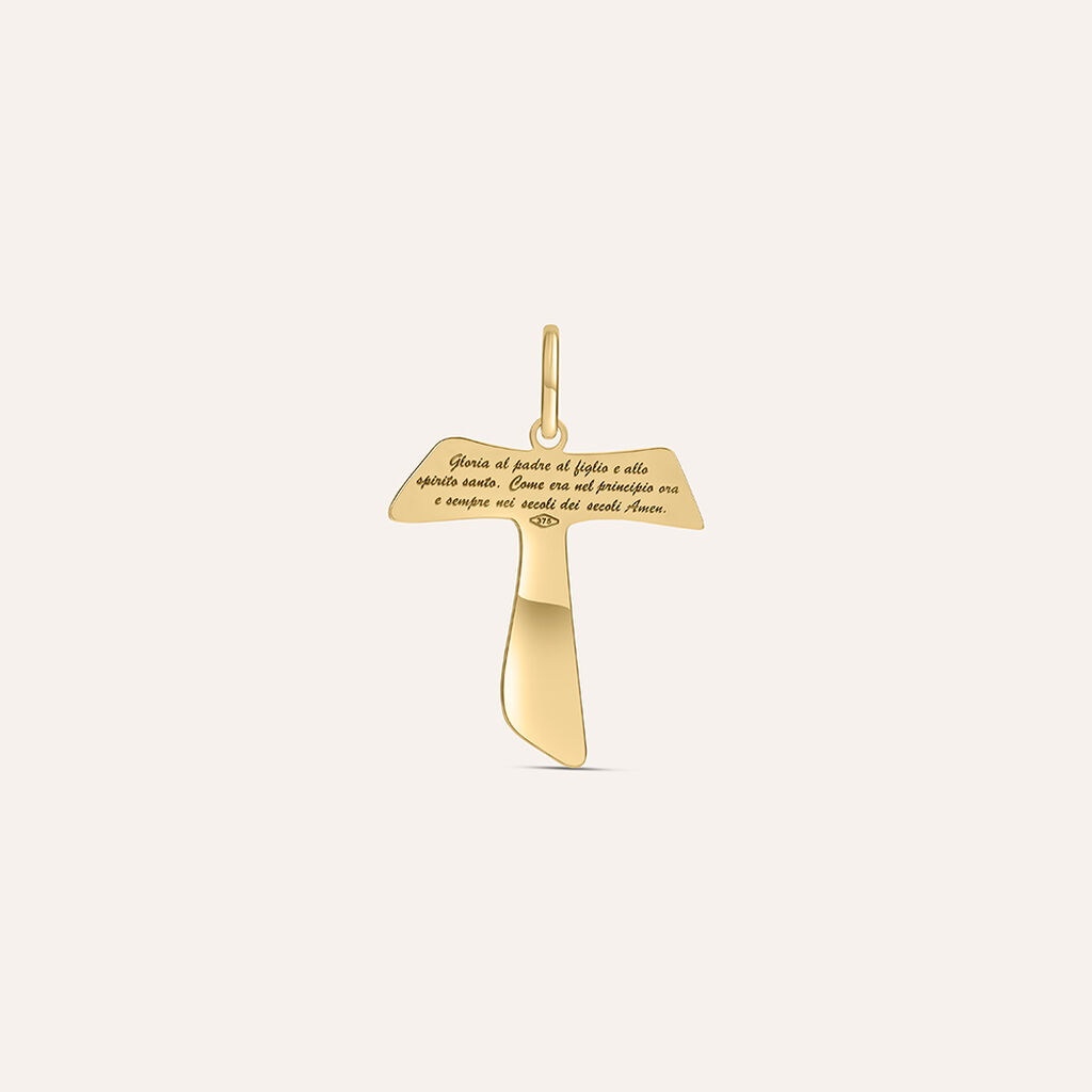 Pendente Holy Oro Giallo - Ciondoli con Incisione Unisex | Stroili