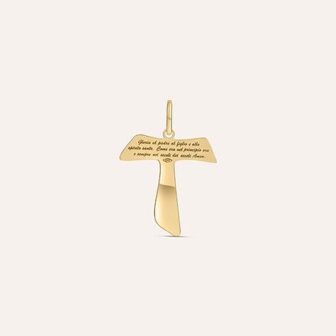 Pendente Holy Oro Giallo - Ciondoli con Incisione Unisex | Stroili