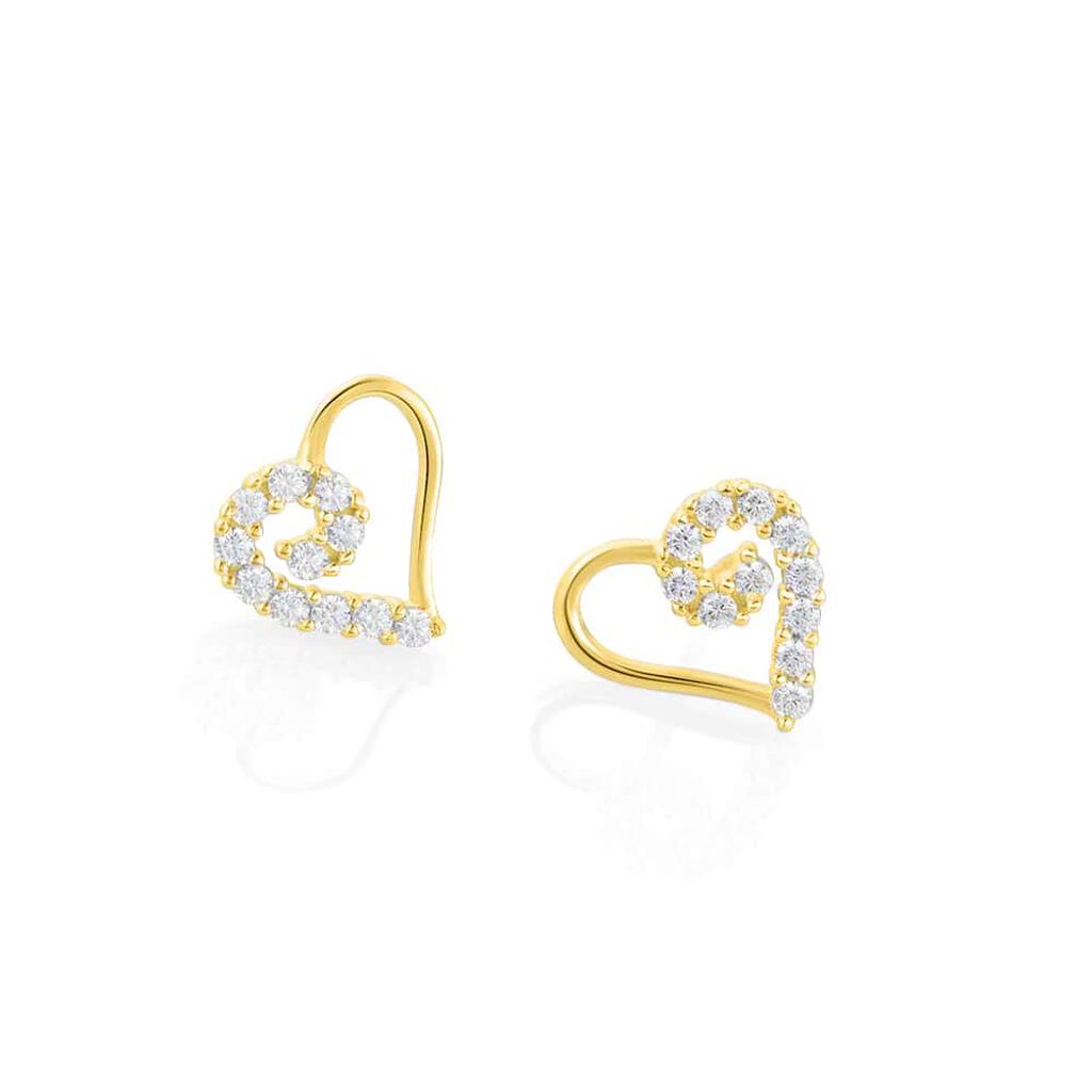 Orecchini Lobo Bon Ton Oro Giallo Cubic Zirconia - Orecchini a Lobo Donna | Stroili