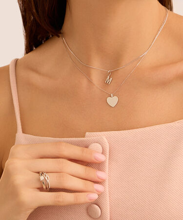 Collana Sophia Oro Bianco Diamante