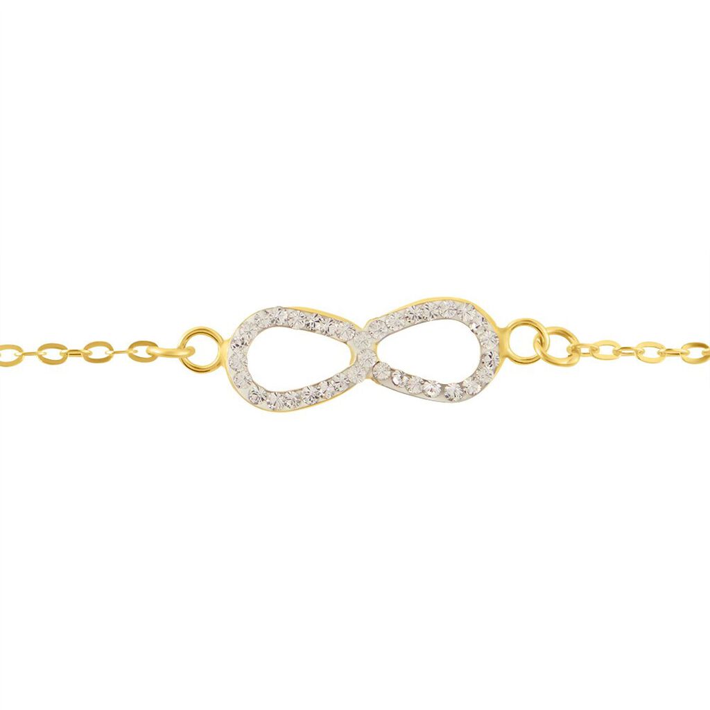 Bracciale Crystal Gold Oro Giallo Cristallo - Bracciali Love Donna | Stroili