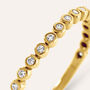 Anello Fedina Desideria Argento Nobile Dorato Cubic Zirconia
