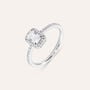 Anello Solitario Silver Elegance Argento Rodiato Cubic Zirconia