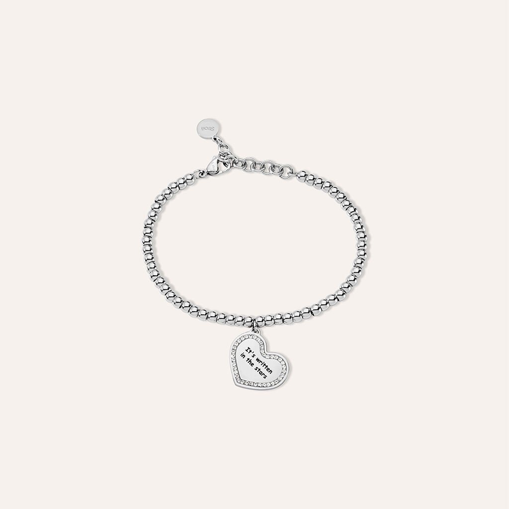 Bracciale Lady Message Acciaio Destiny e Cristalli