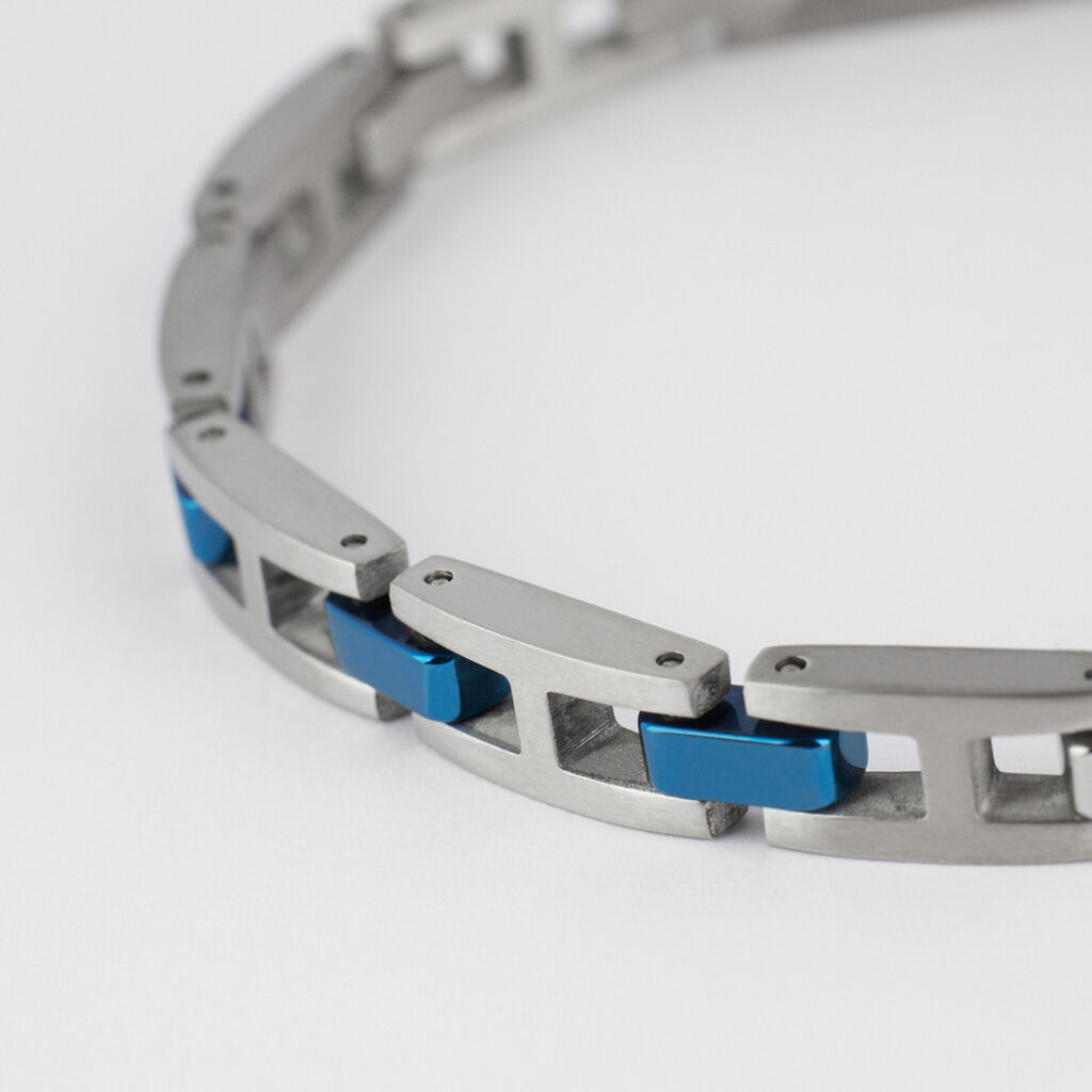 Bracciale Man Code Acciaio Bicolore