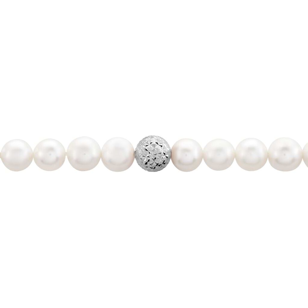 Bracciale Gabrielle Oro Bianco Perla D'Acqua Dolce - Bracciali Donna | Stroili