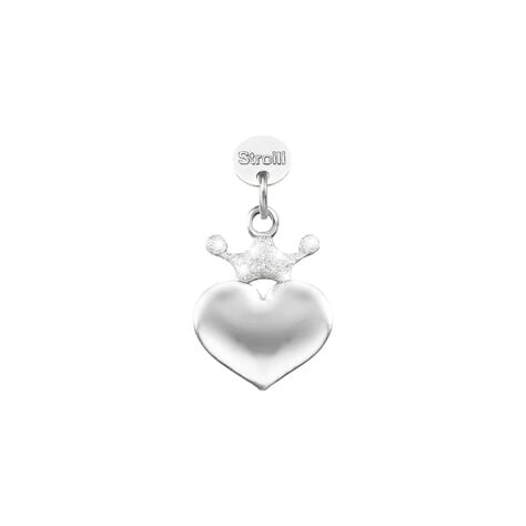 Charm in argento rodiato e glitter - Charms Donna | Stroili