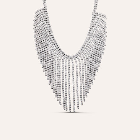 Collana Romantic Shine Metallo Cristallo - Collane Donna | Stroili