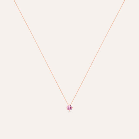 Collana Punto Luce Silver Rainbow Argento Rosa Cubic Zirconia - Collane Punto Luce Donna | Stroili