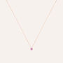 Collana Punto Luce Silver Rainbow Argento Rosa Cubic Zirconia