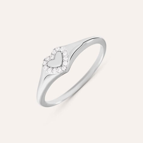 Anello Fantasia Silver Shine Argento Rodiato Cubic Zirconia - Anelli con Pietre Donna | Stroili