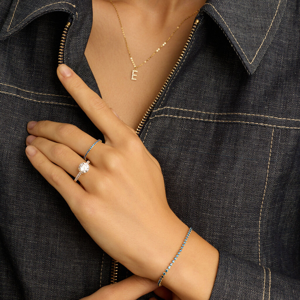 Collana Claire Oro Giallo Cubic Zirconia