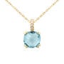 Collana Punto Luce Amélie Oro Giallo Topazio Cubic Zirconia