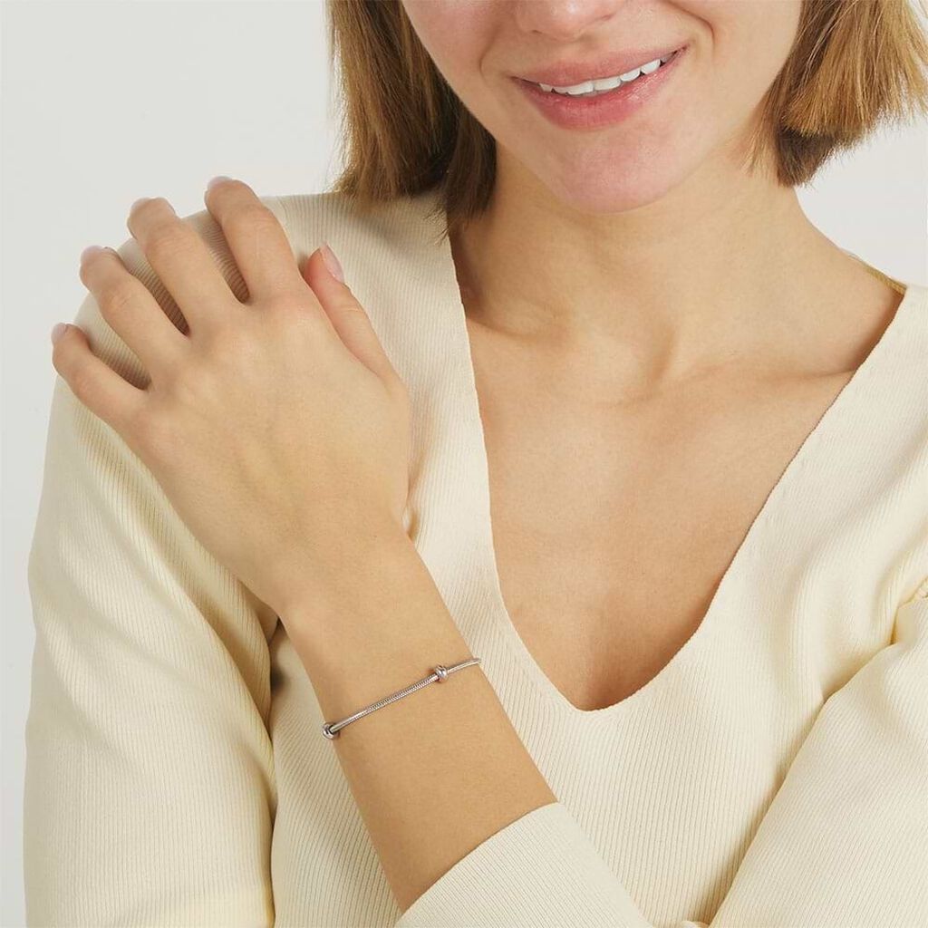 Bracciale Love Beats Argento Rodiato - Bracciali Donna | Stroili