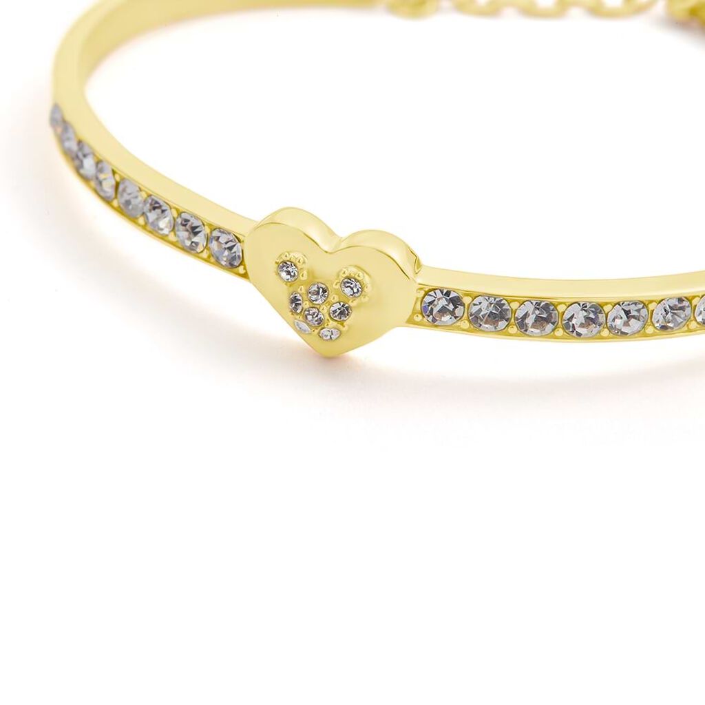 Bangle Mickey Mouse & Friends Acciaio Dorato Cristallo