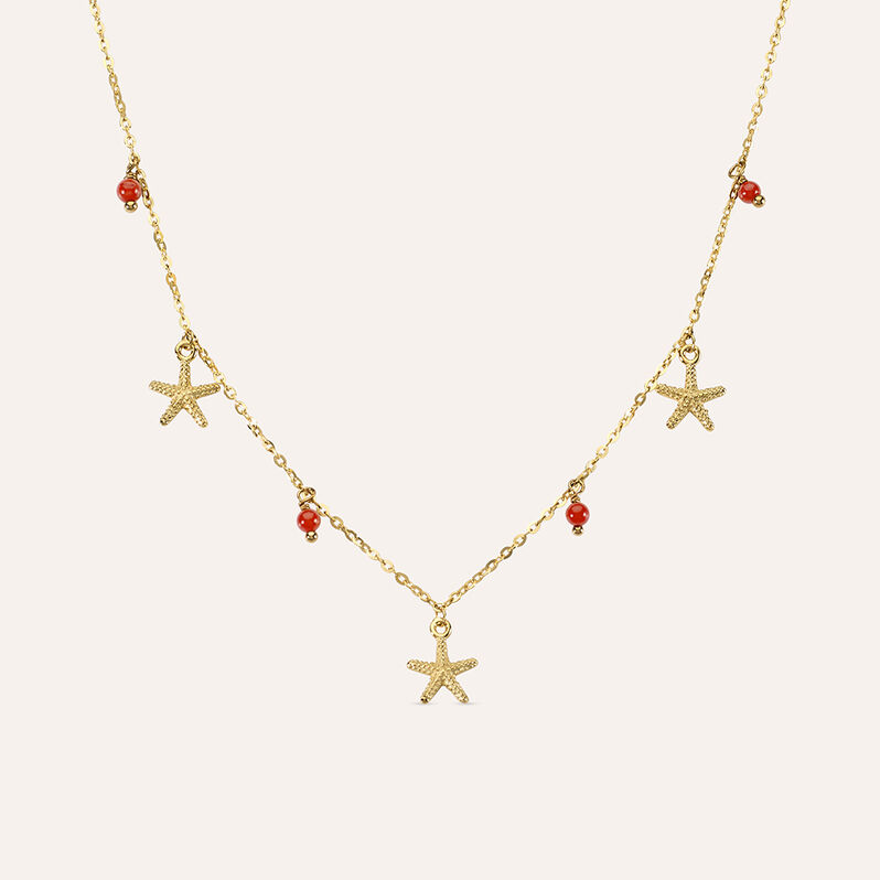 Collana Beverly Oro Giallo Corallo - Collane Donna | Stroili