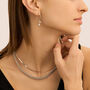 Orecchini Spaiati Silver Moments Argento Rodiato Cubic Zirconia