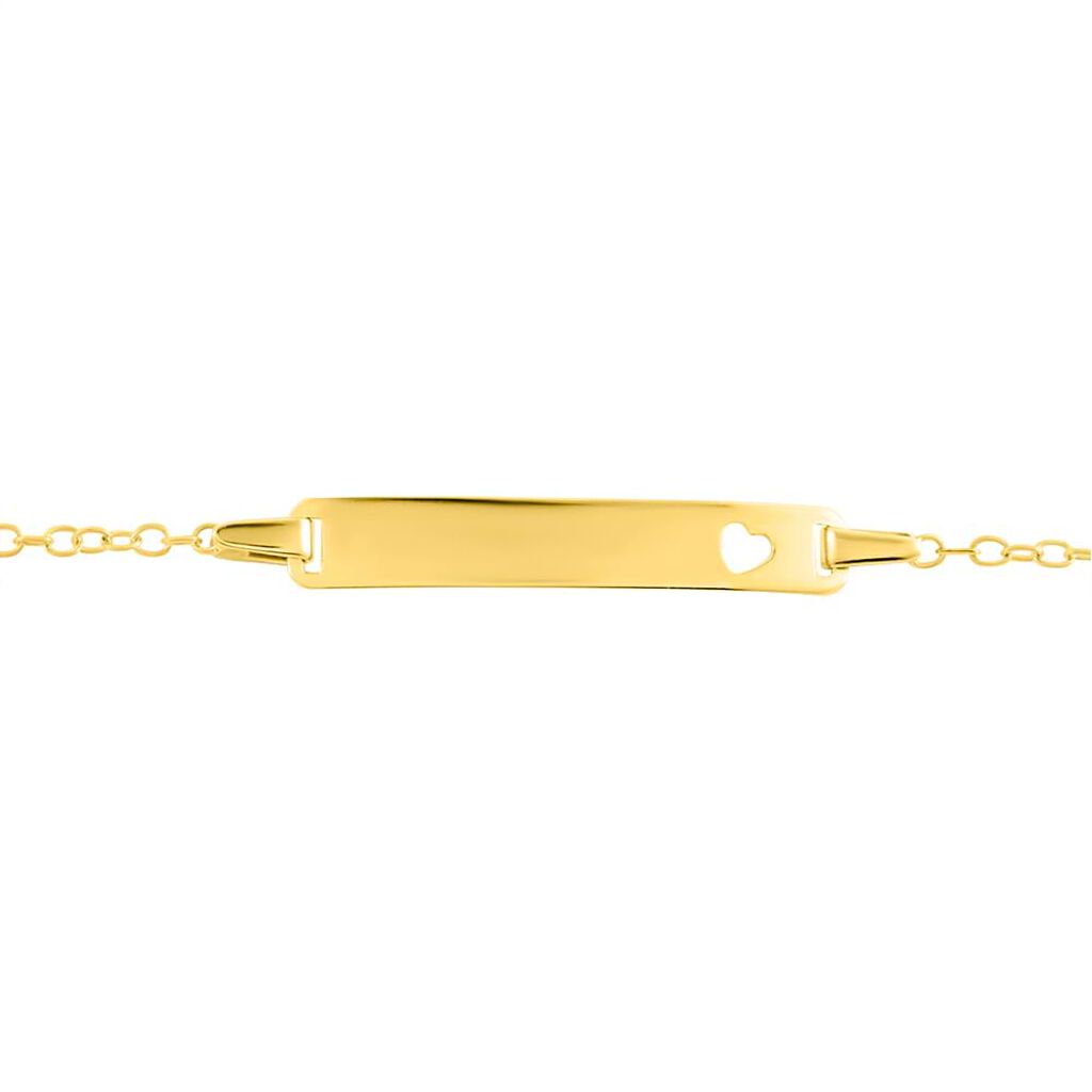 Bracciale Con Targhetta Holy Oro Giallo - Bracciali con Incisione Bambino | Stroili