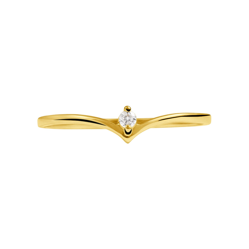 Anello Fantasia Sophia Oro Giallo Diamante - Anelli con Pietre Donna | Stroili