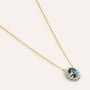 Collana Am&eacute;lie Oro Giallo Topazio Cubic Zirconia