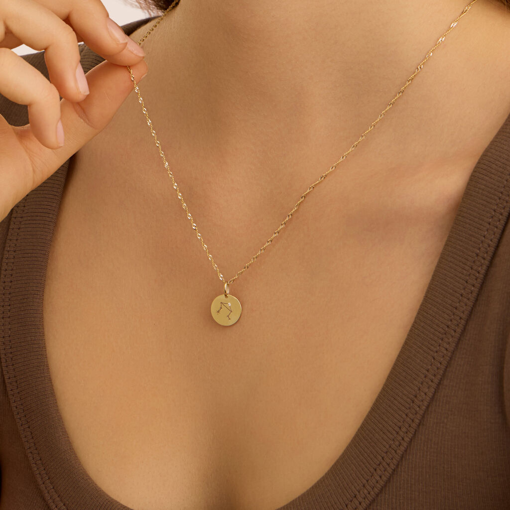 Pendente Poème Oro Giallo Cubic Zirconia