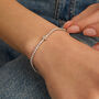 Bracciale Tennis Romantic Shine Metallo Cristallo