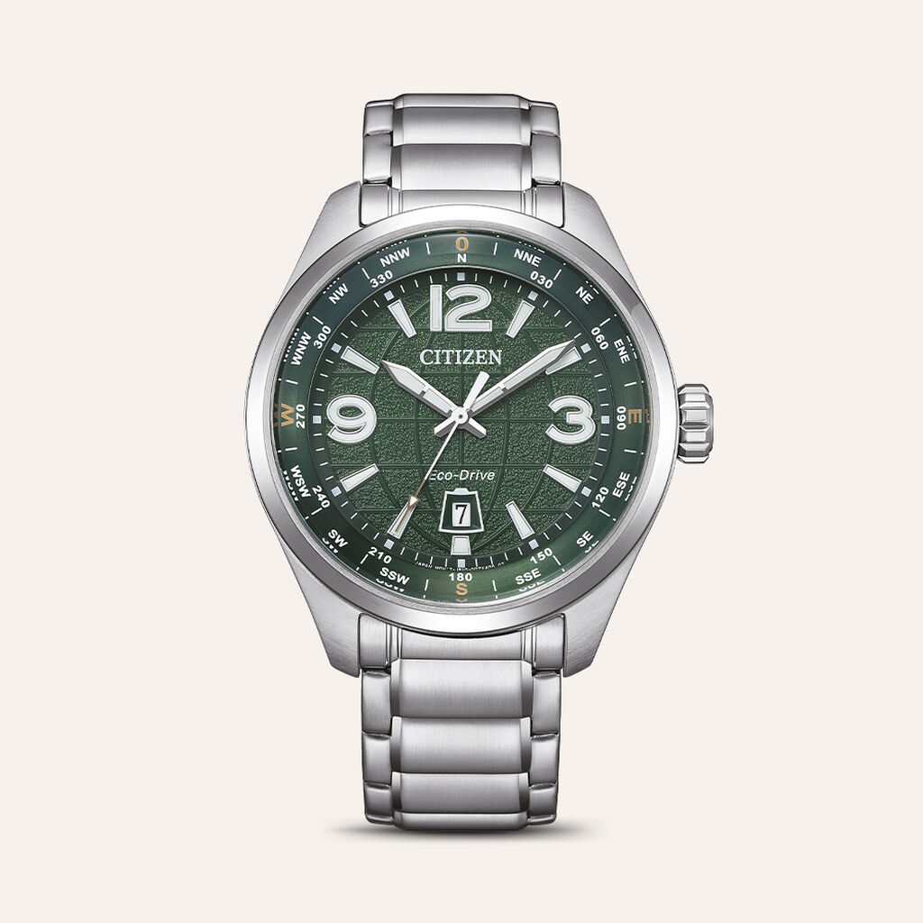 Orologio Eco Drive Citizen Ore Felici Aw1830-88x - Orologi con Datario Uomo | Stroili