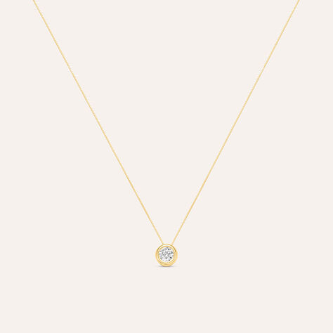 Collana Punto Luce Claire Oro Giallo Cubic Zirconia - Collane Punto Luce Donna | Stroili