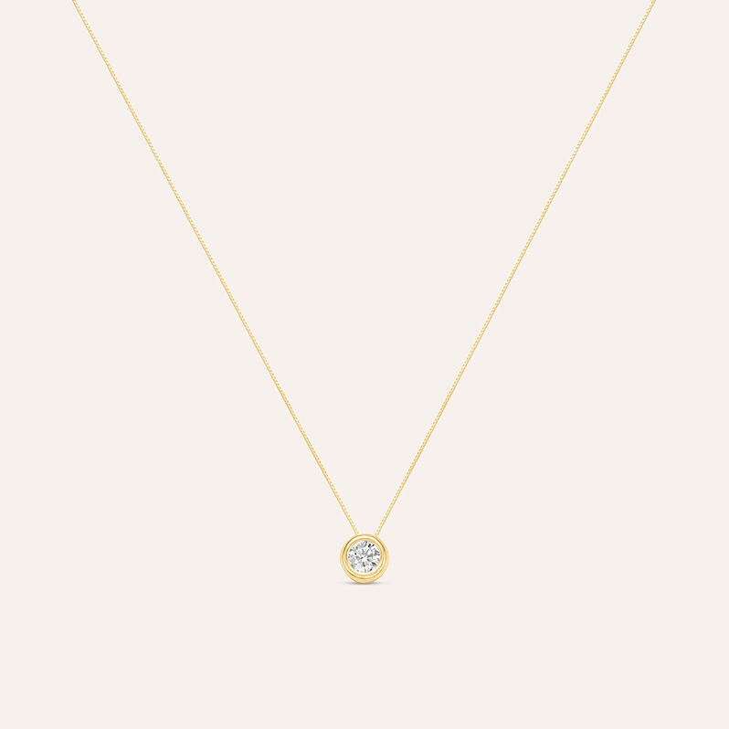 Collana Punto Luce Claire Oro Giallo Cubic Zirconia - Collane Punto Luce Donna | Stroili