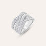 Anello Fascia Red Carpet Argento Rodiato Cubic Zirconia