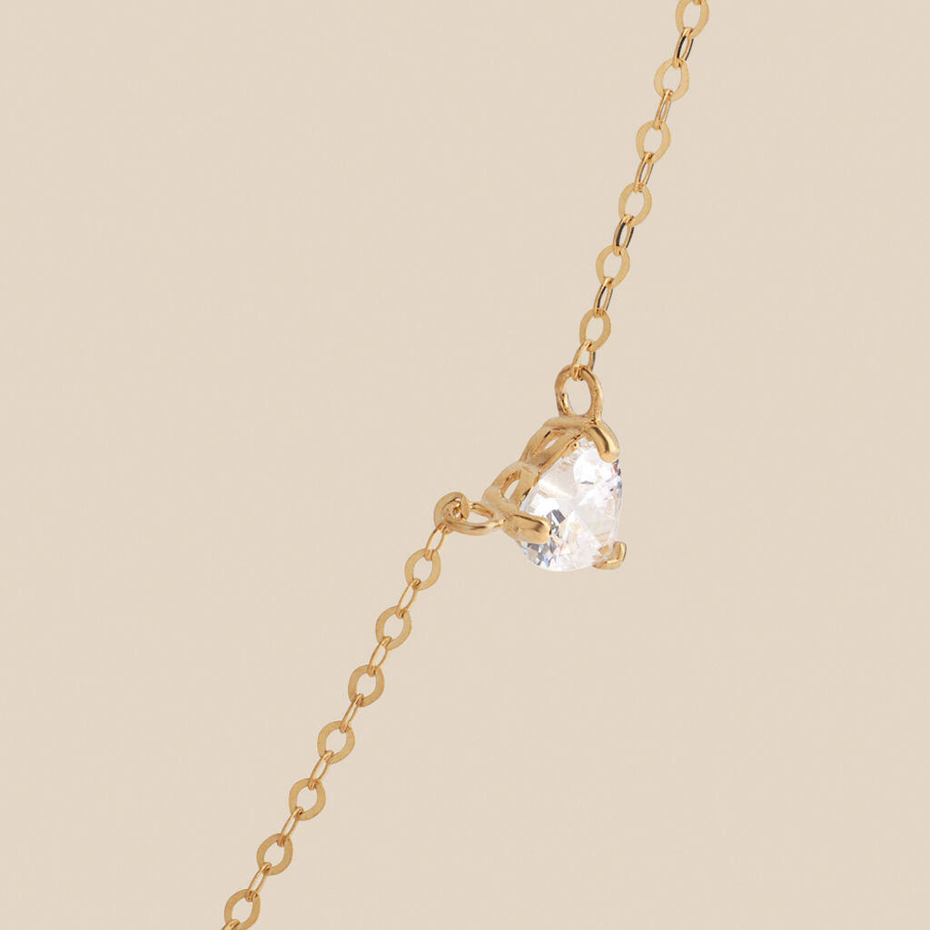 Collana Punto Luce Claire Oro Giallo Cubic Zirconia - Collane Punto Luce Donna | Stroili