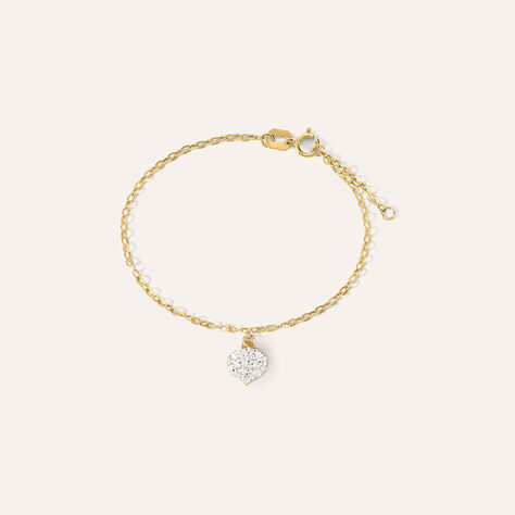 Bracciale Mon Petit Oro Giallo Cristallo - Bracciali Love Bambino | Stroili