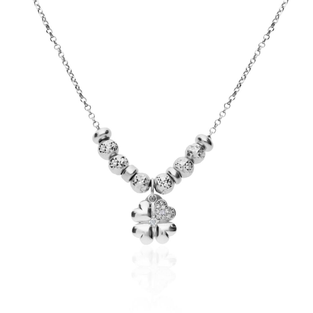 Pendente Love Beats Argento Rodiato Cubic Zirconia - Ciondoli Donna | Stroili